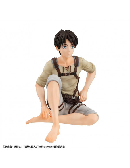 ATTACK ON TITAN PALM SIZE EREN YEAGER G.E.M. STATUE