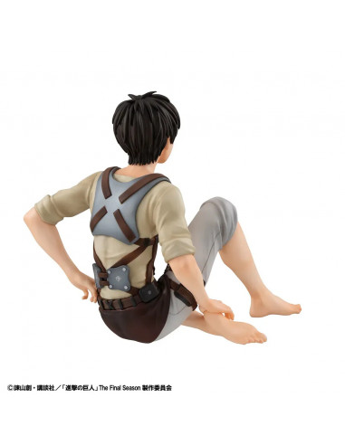 ATTACK ON TITAN PALM SIZE EREN YEAGER G.E.M. STATUE
