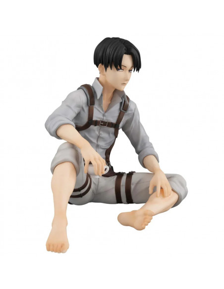 ATTACK ON TITAN PALM SIZE SQUAD CAPTAIN LEVI G.E.M. STATUE