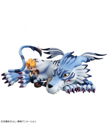 DIGIMON ADV GARURUMON & ISHIDA YAMATO G.E.M. STATUE (REPEAT)