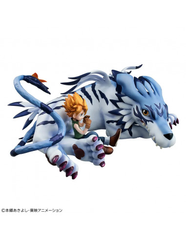 DIGIMON ADV GARURUMON & ISHIDA YAMATO G.E.M. STATUE (REPEAT)