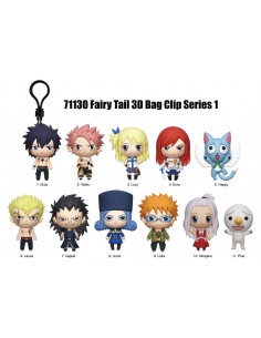 Fairy Tail 3D Foam Bag Clips Serie 1 Display (24) 2