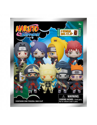 Naruto 3D Foam Bag Clips Series 7 Display (24)