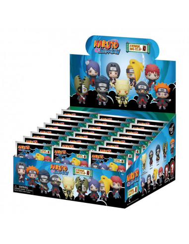 Naruto 3D Foam Bag Clips Series 7 Display (24)