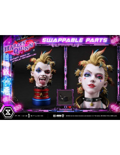 Batman Ultimate Premium Masterline Series Statue Cyberpunk Harley Quinn 60 cm 2