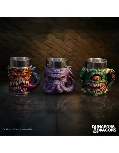 DUNGEONS & DRAGONS MINI MONSTER TINY TANKARDS (SET OF 3)