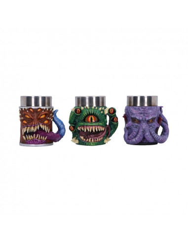 DUNGEONS & DRAGONS MINI MONSTER TINY TANKARDS (SET OF 3)
