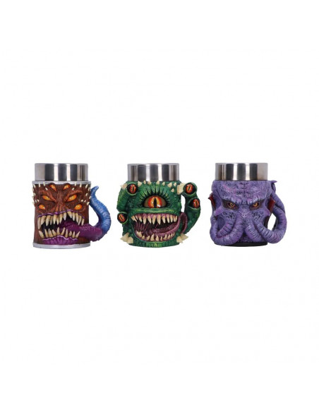 DUNGEONS & DRAGONS MINI MONSTER TINY TANKARDS (SET OF 3)