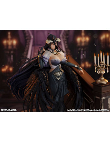 Overlord SHIBUYA SCRAMBLE FIGURE PVC Statue 1/7 Albedo Jet Black Dress Ver. 28 cm