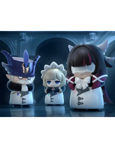 Genshin Impact Mini Figures Fatui Harbingers Chibi Design 7 cm Blind Box Display (9)