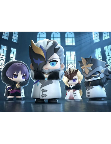 Genshin Impact Mini Figures Fatui Harbingers Chibi Design 7 cm Blind Box Display (9)