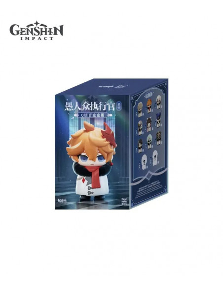 Genshin Impact Mini Figures Fatui Harbingers Chibi Design 7 cm Blind Box Display (9)