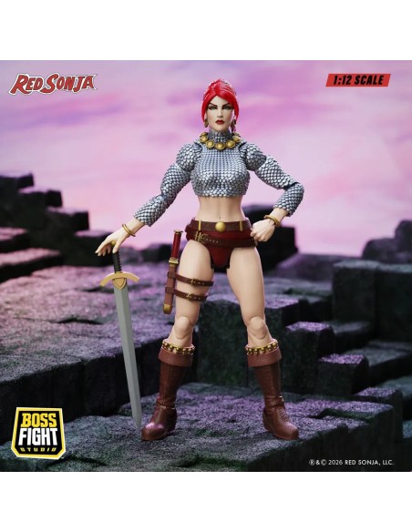 RED SONJA IMMORTAL RED SONJA 1:12 SCALE EPIC H.A.C.K.S. ACTION FIGURE