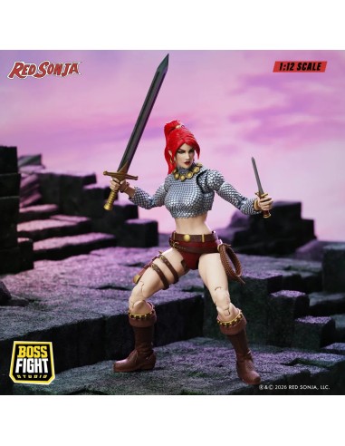 RED SONJA IMMORTAL RED SONJA 1:12 SCALE EPIC H.A.C.K.S. ACTION FIGURE