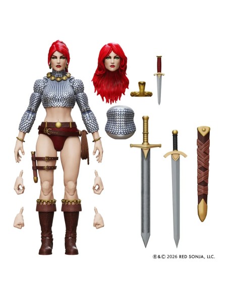 RED SONJA IMMORTAL RED SONJA 1:12 SCALE EPIC H.A.C.K.S. ACTION FIGURE
