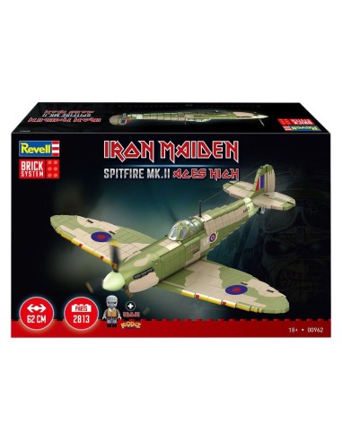 Iron Maiden Brick System Construction Kit Set Spitfire MK.II Aces High 58 cm