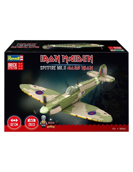 Iron Maiden Brick System Construction Kit Set Spitfire MK.II Aces High 58 cm