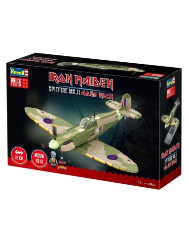 Iron Maiden Brick System Construction Kit Set Spitfire MK.II Aces High 58 cm