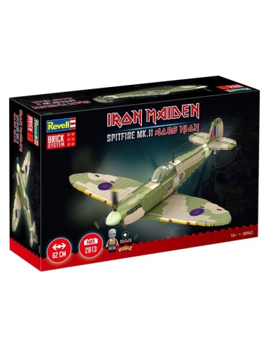 Iron Maiden Brick System Construction Kit Set Spitfire MK.II Aces High 58 cm