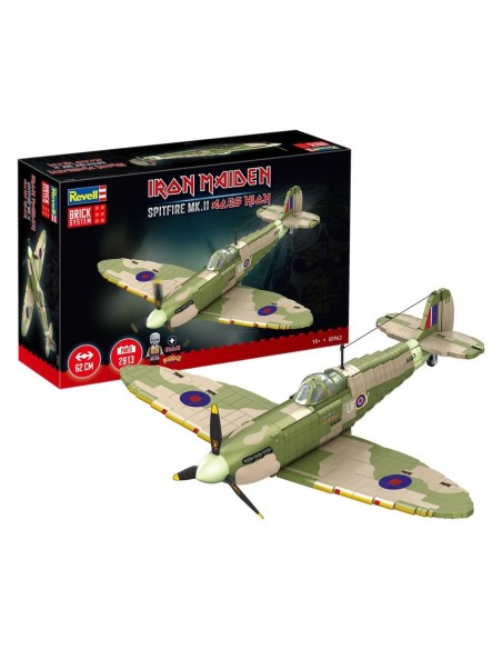 Iron Maiden Brick System Construction Kit Set Spitfire MK.II Aces High 58 cm