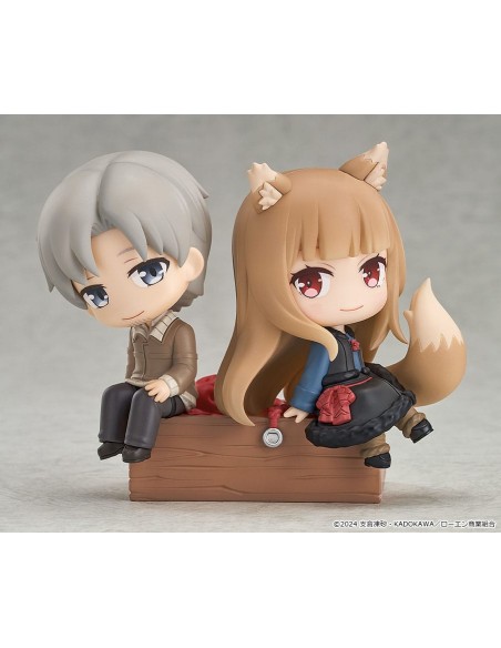Spice and Wolf: Merchant Meets the Wise Wolf Mini Memory Mini Figure Lawrence & Holo 8 cm