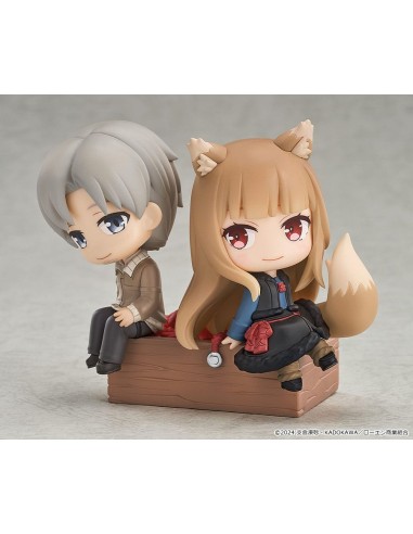 Spice and Wolf: Merchant Meets the Wise Wolf Mini Memory Mini Figure Lawrence & Holo 8 cm