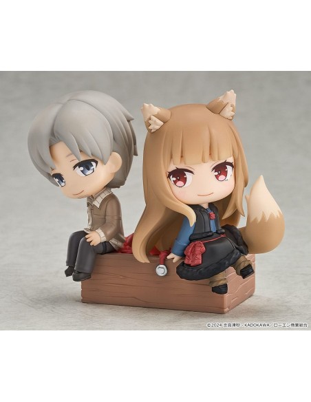 Spice and Wolf: Merchant Meets the Wise Wolf Mini Memory Mini Figure Lawrence & Holo 8 cm
