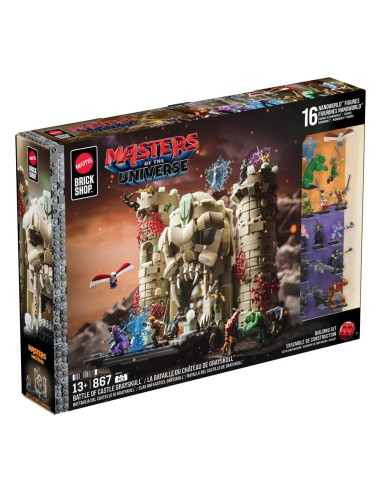 Masters of the Universe Mattel Brick Shop Construction Set Castle Grayskull