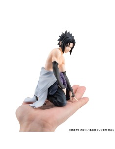 Naruto Shippuden G.E.M. Series PVC Statue Sasuke Palm Size 12 cm