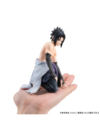 Naruto Shippuden G.E.M. Series PVC Statue Sasuke Palm Size 12 cm