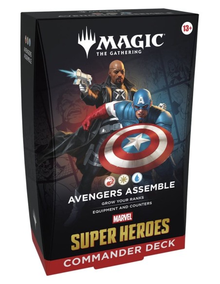 Magic the Gathering Marvel Super Heroes Commander Decks Case (4) english