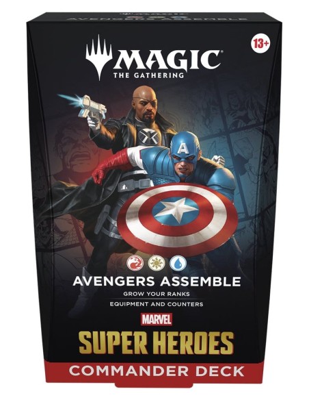 Magic the Gathering Marvel Super Heroes Commander Decks Case (4) english