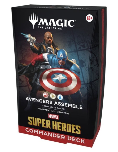 Magic the Gathering Marvel Super Heroes Commander Decks Case (4) english