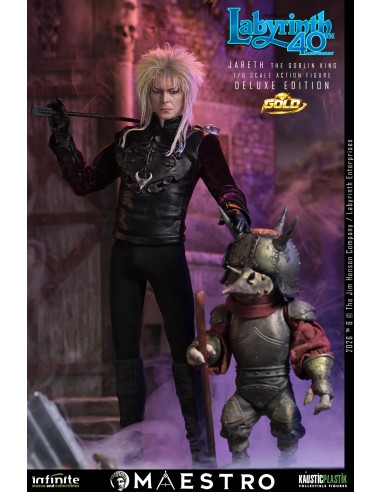 LABYRINTH JARETH THE GOBLIN KING 1/6 ACTION FIGURE DELUXE EDITION GOLD