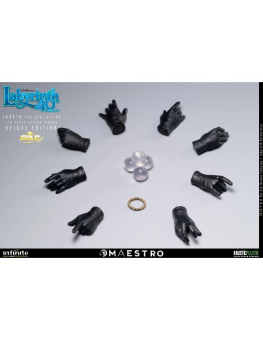LABYRINTH JARETH THE GOBLIN KING 1/6 ACTION FIGURE DELUXE EDITION GOLD