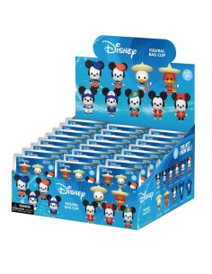 MICKEY & MINNIE AROUND THE WORLD BAG CLIP BLIND BOX DISPLAY (24)