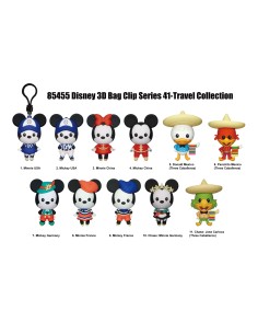 MICKEY & MINNIE AROUND THE WORLD BAG CLIP BLIND BOX DISPLAY (24) 2