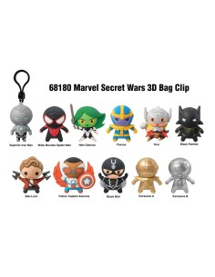 MARVEL SECRET WARS BAG CLIP BLIND BOX DISPLAY (24) 2