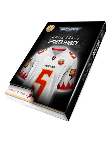 Warhammer 40,000 Sports Jersey Shirt White Scar - L