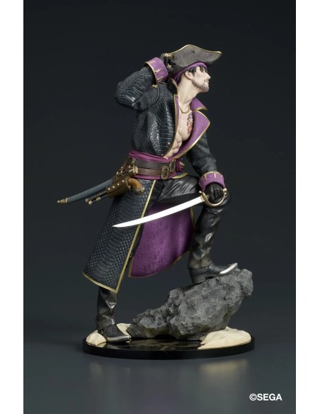 LIKE A DRAGON PIRATE YAKUZA IN HAWAII CAPTAIN MAJIMA DIGSTA FIGURE