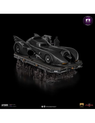 DC Comics Art Scale Deluxe Statue 1/10 The Flash Movie Batmobile 31 cm
