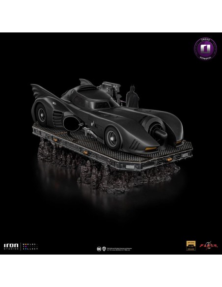 DC Comics Art Scale Deluxe Statue 1/10 The Flash Movie Batmobile 31 cm