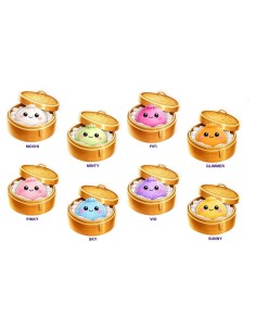 Squeez'a Dumpling Squishy Blind Box Display (8)