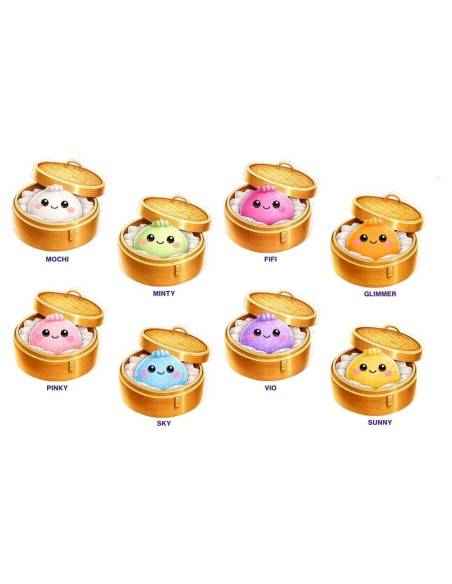 Squeez'a Dumpling Squishy Blind Box Display (8)