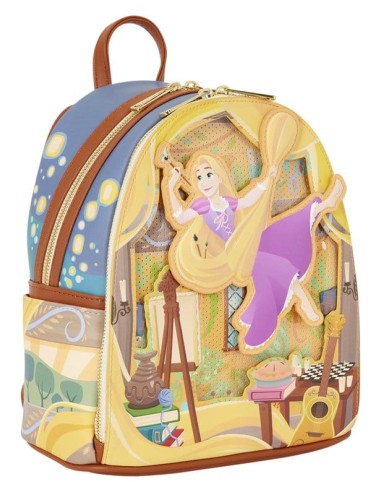 Tangled by Loungefly Mini Backpack Rapunzel Painting
