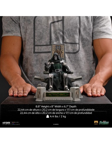 AVENGERS:DOOMSDAY DOCTOR DOOM ON THRONE 1/10 STATUE