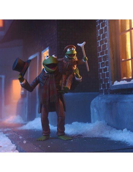 THE MUPPET CHRISTMAS CAROL KERMIT AS BOB CRATCHIT ULTIMATE ACTION FIGURE