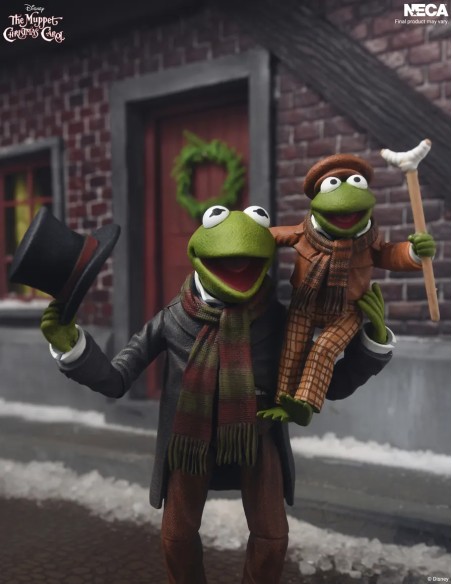 THE MUPPET CHRISTMAS CAROL KERMIT AS BOB CRATCHIT ULTIMATE ACTION FIGURE