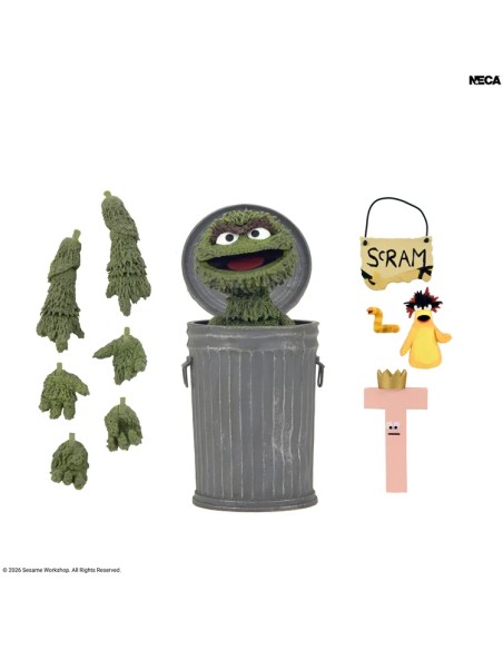 SESAME STREET OSCAR THE GROUCH ULTIMATE ACTION FIGURE