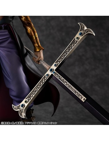 One Piece P.O.P SA-MAXIMUM PVC Statue Hawk Eye Dracule Mihawk Ver. R 29 cm